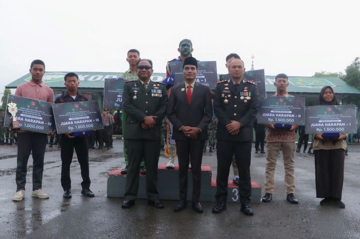 Peringatan HUT TNI Di Kodim 0104/Atim Meriah