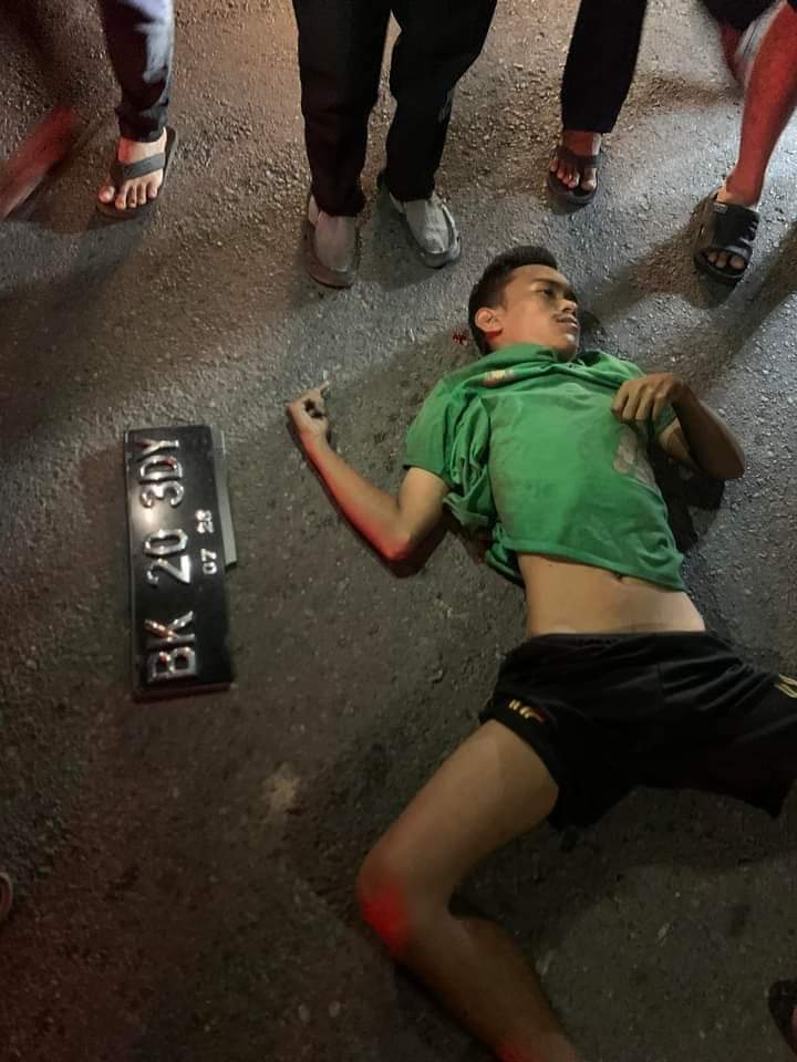 Pejalan Kaki Tewas Ditabrak Mobil BK 203 DY