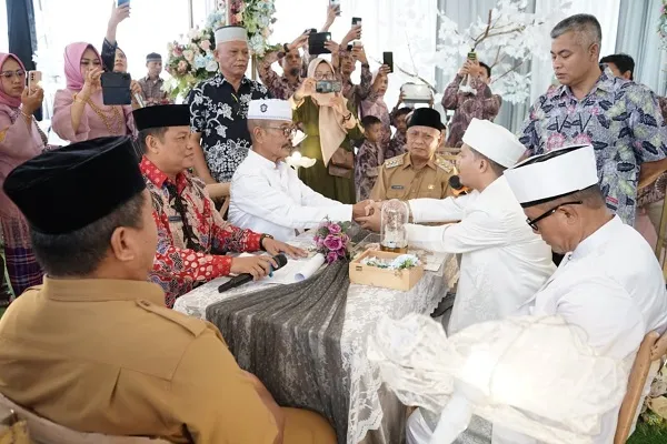 Bupati Dan Wakil Bupati Asahan Saksi Pernikahan Dinda Nehe