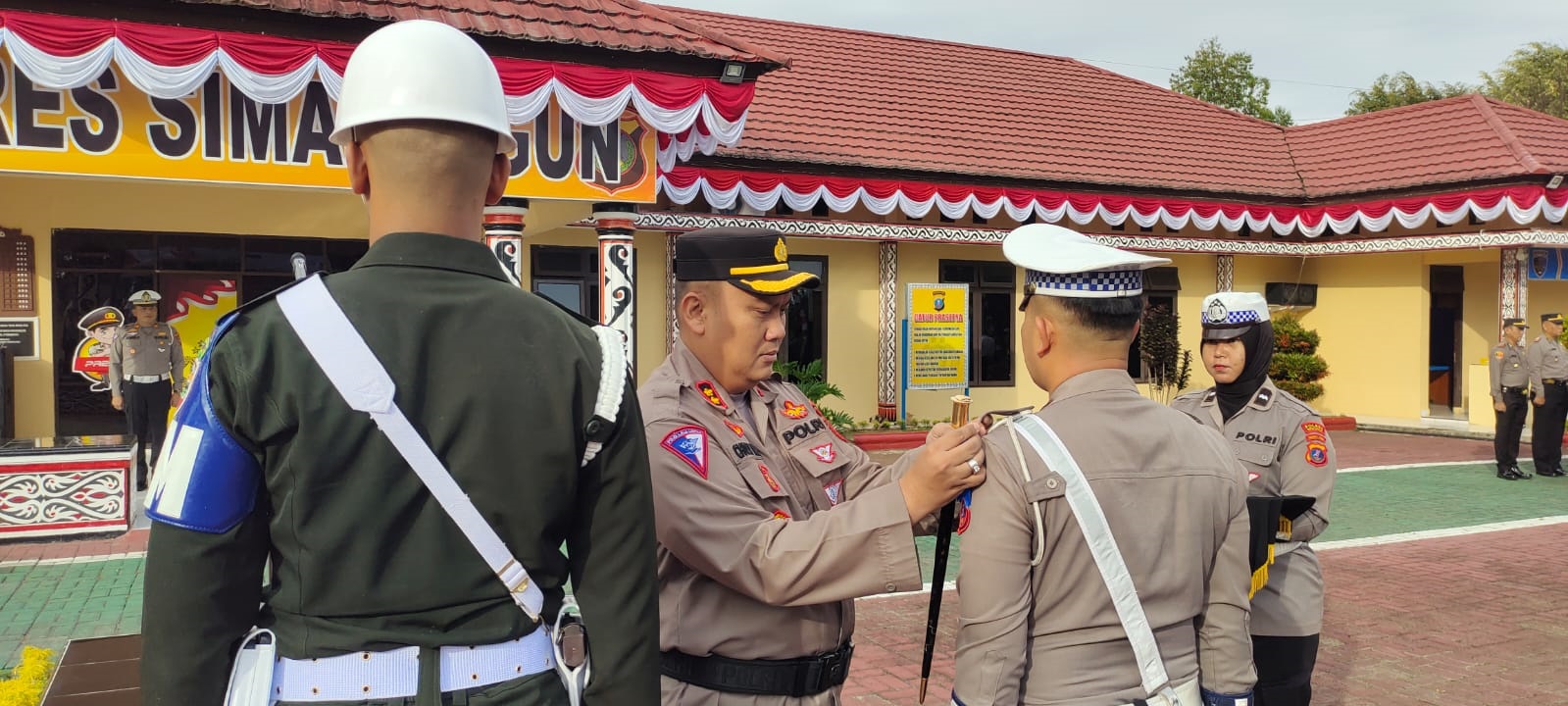 Kapolres Simalungun Pimpin Apel Gelar Pasukan Ops Patuh Toba 2024