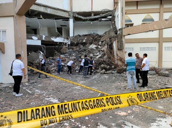Polisi Tetapkan 5 Tersangka Kasus Runtuhnya RS Regional Aceh Tengah