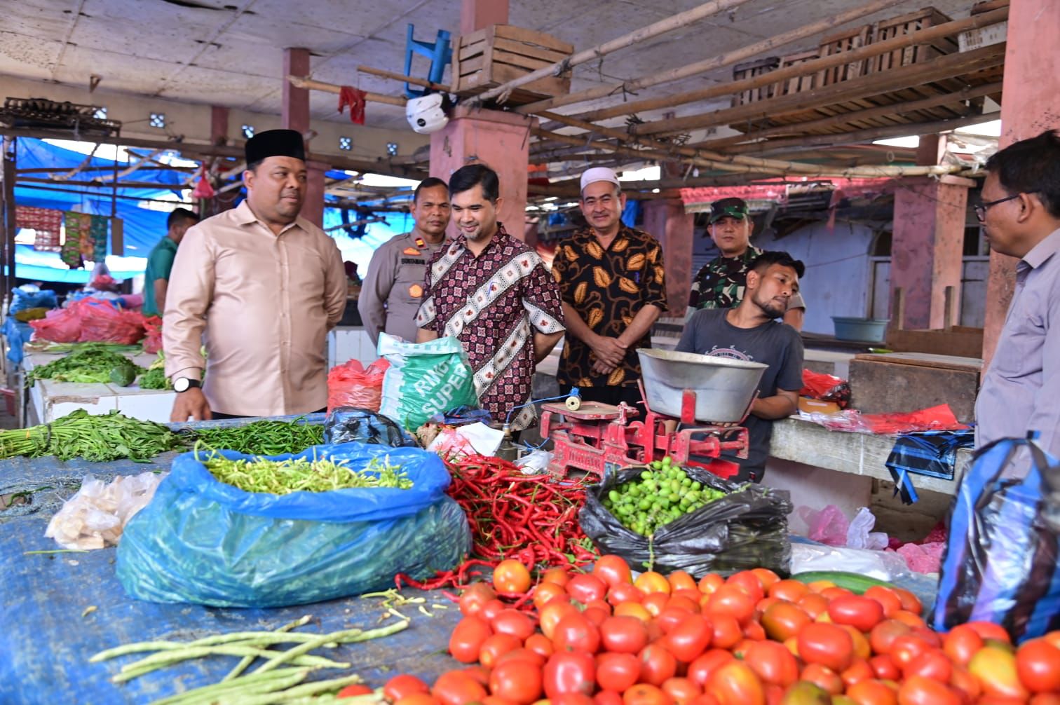 Sekdakab Pantau Pasar Tradisional Seulimeum