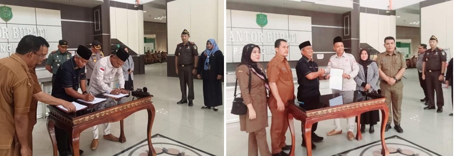Bawaslu Dan Pemkab Palas Tandatangani NPHD