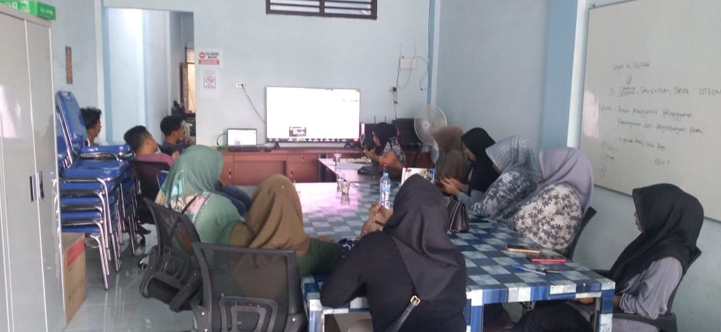 Pengawas TPS Seunagan Timur Ikuti  Zoom Meeting Tahapan Putungsura 