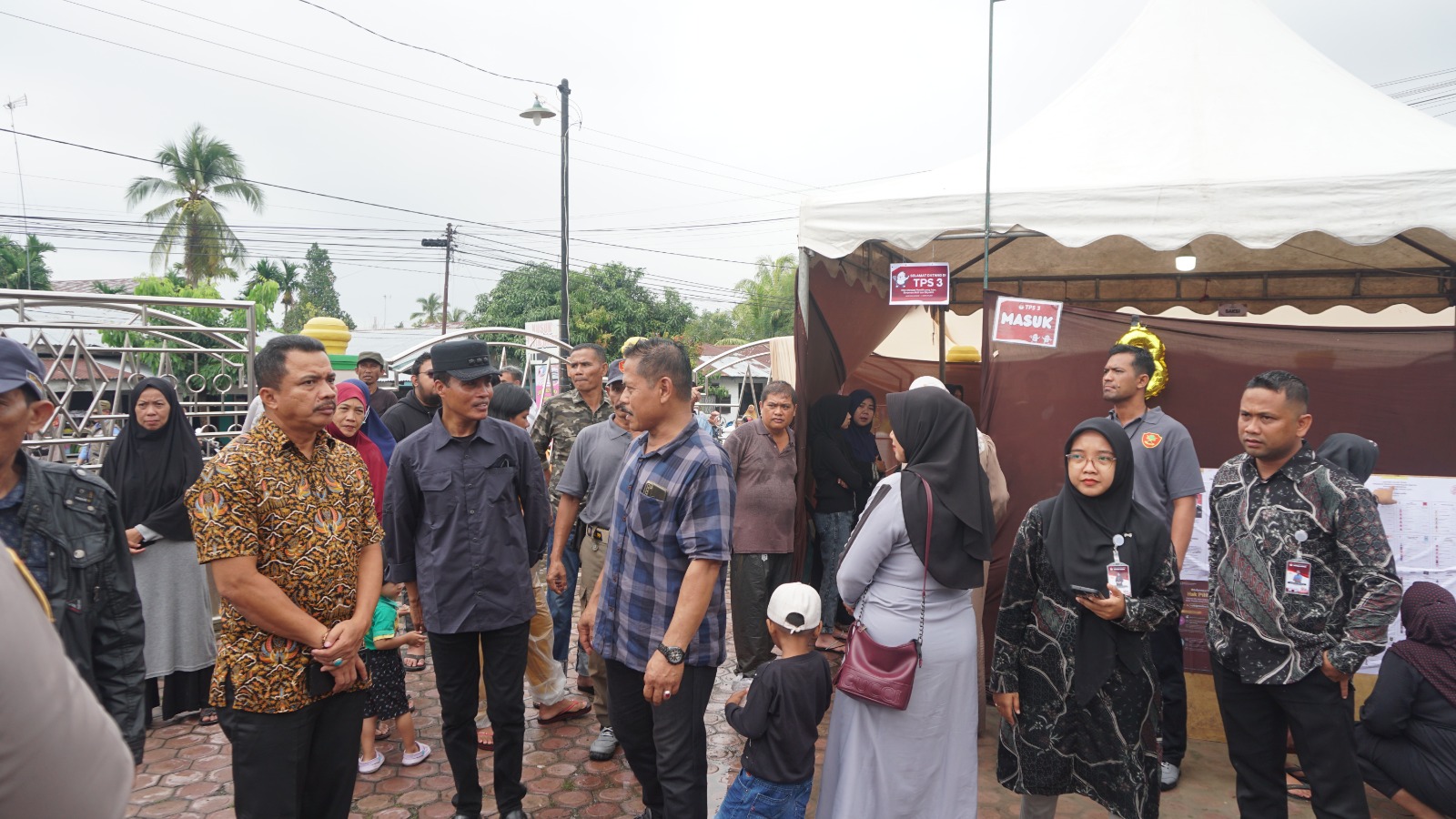 Pj Wali Kota Langsa Tinjau Pelaksanan Pemilu