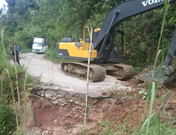Dinas BMBK Provsu Antisipasi Jalinsum Sosopan Yang Terancam Putus