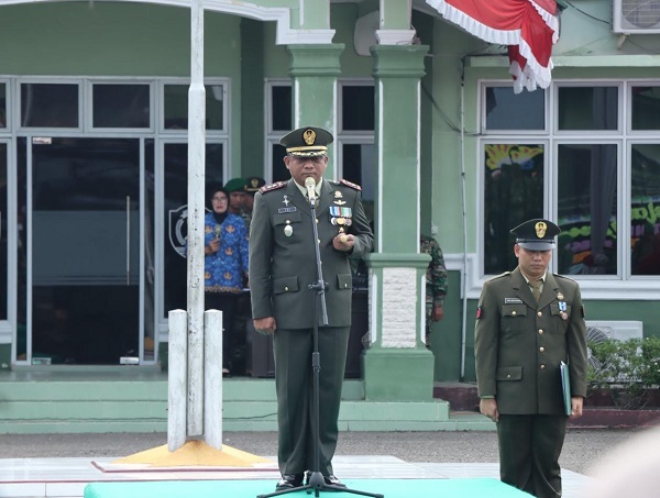 Peringatan HUT Ke-78 TNI Di Kodim 0104/Atim Khidmat