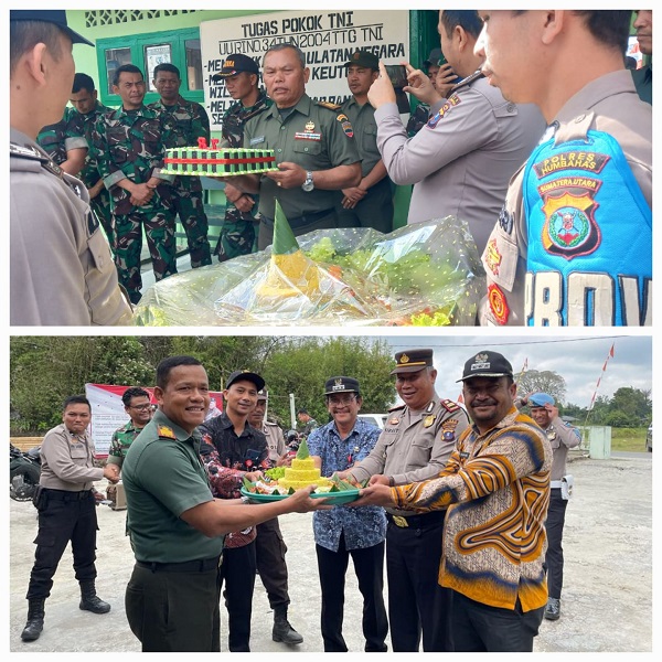 Di Humbahas, Uspika Rayakan HUT-78 TNI