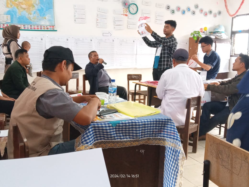 Prabowo-Gibran Unggul Di TPS 07 Perumnas Kalang Simbara Sidikalang