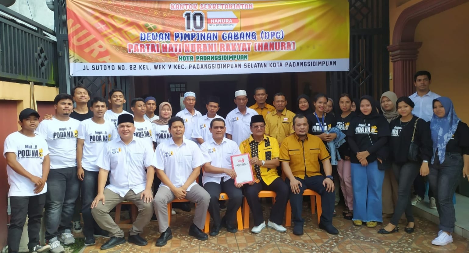 Hanura Buka Pendaftaran Balon Wali Kota Sidimpuan