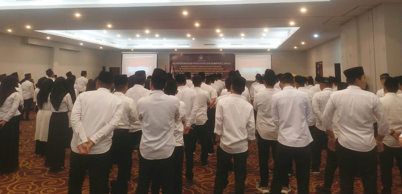 PPK Diduga Bermasalah Di Deliserdang Dilantik, KPU Sumut Diminta Investigasi
