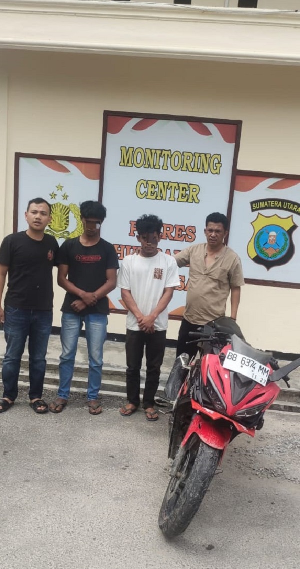 Tim Opsnal Polres Humbahas Ringkus Pelaku Curanmor 