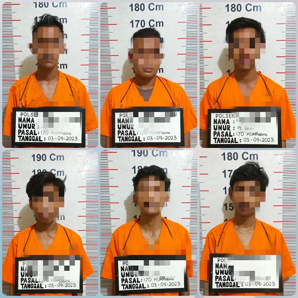 Polsek P. Susu Tangkap Pelaku Pengeroyokan 