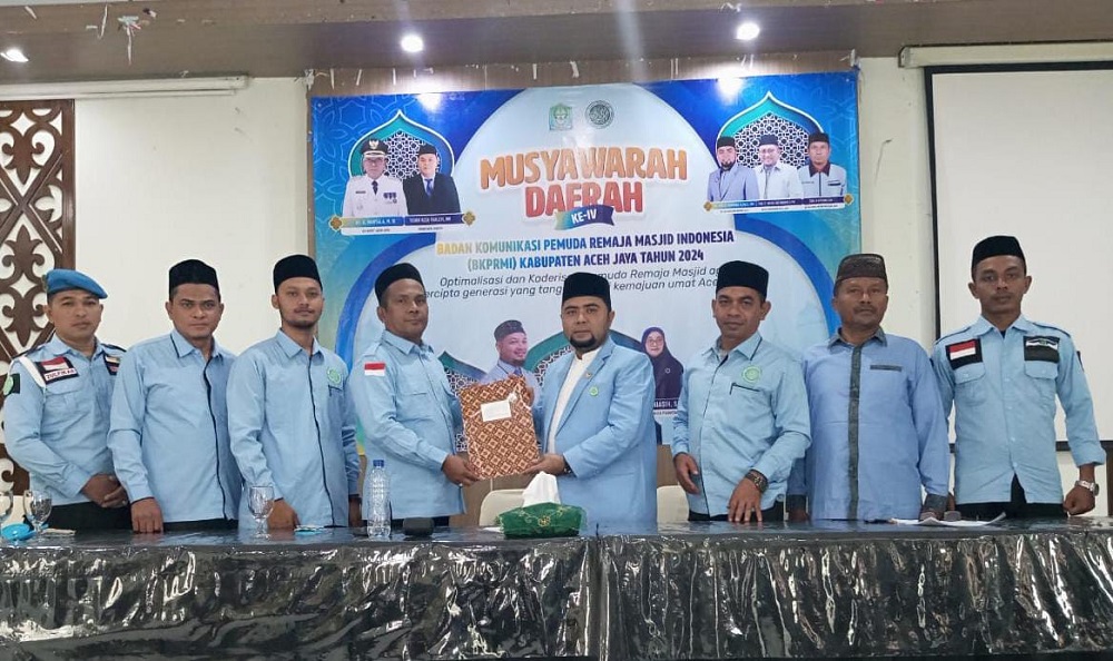Tgk Kafrawi Kembali Pimpin BKPRMI Aceh Jaya