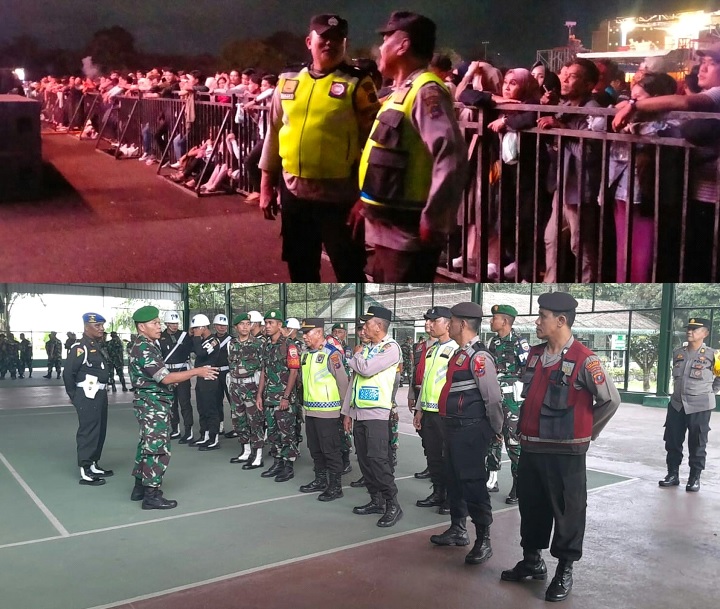 Amankan Konser Musik, Polres P.Siantar Libatkan TNI