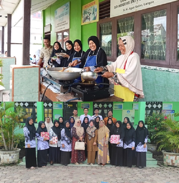 Lomba Masak Nasi Goreng Meriahkan HGN Di SDN Sungai Pauh