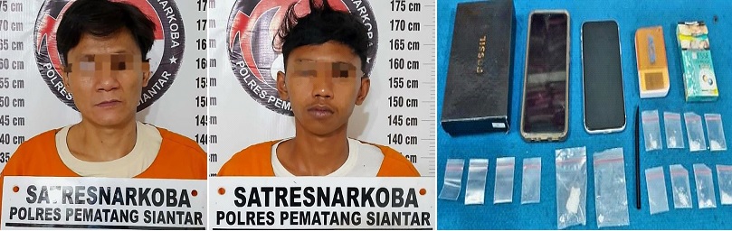 Polisi Ringkus 2 Pria Asal Simalungun Miliki Sabu 6,70 Gram