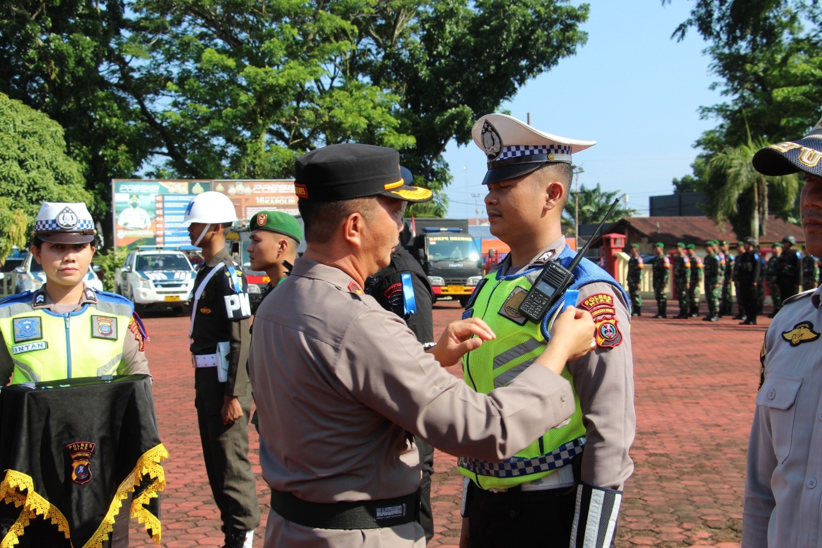 Polres Nias Laksanakan Apel Operasi Keselamatan Toba 2024