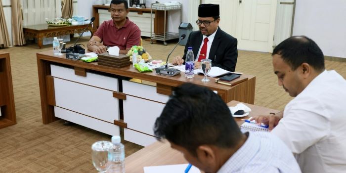 Plh Sekda Aceh Rapat Persiapan Peringatan Bulan Pengurangan Risiko Bencana