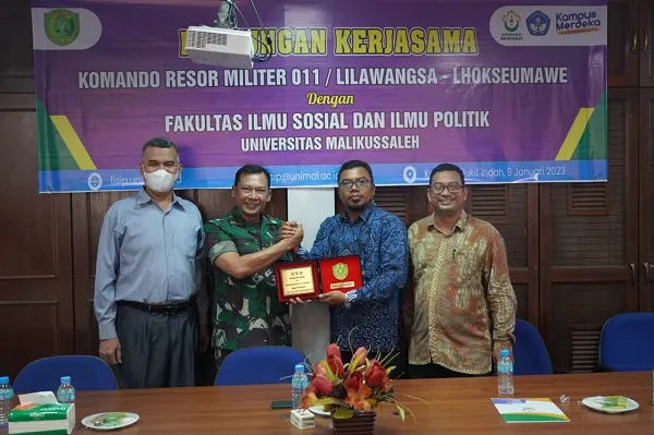 Kerja Sama Unimal Lhokseumawe-Korem 011/LW, Mahasiswa, Tingkatkan Tugas TNI
