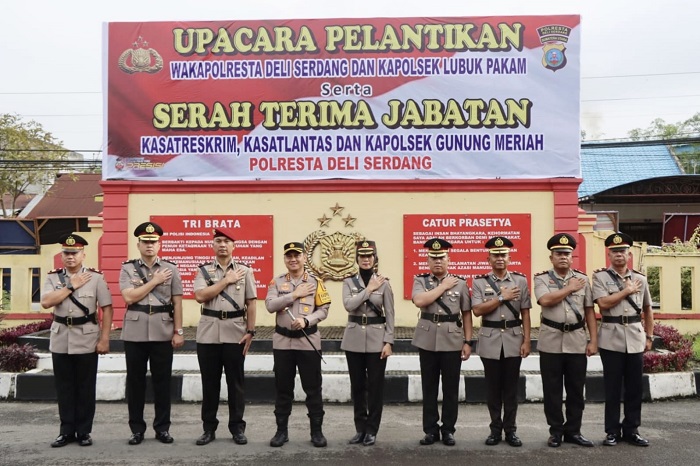 Juliani Prihartini Wakapolresta DS, Agustiawan Kasatreskrim Dan Budiono Kasatlantas