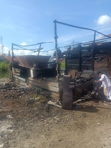 Satu Rumah Di Agara Terbakar