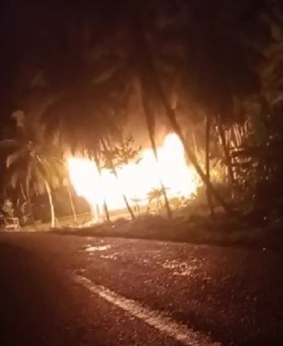 1 Rumah Janda Tua Di Simeulue Habis Dilalap Api