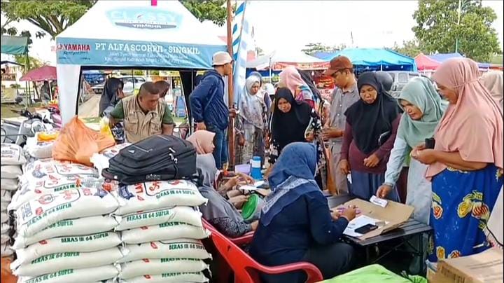 Meriahkan HUT Aceh Singkil, GPM Hadirkan Pangan Murah Di Arena Bazar