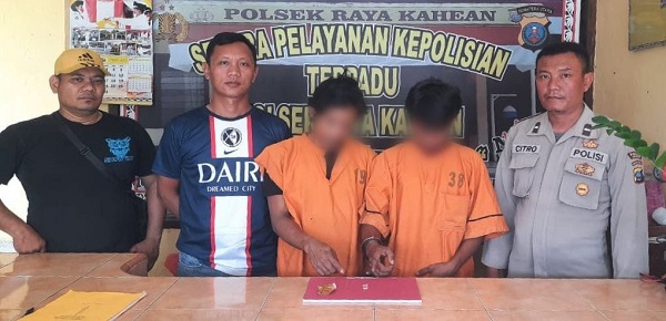 Polsek Raya Kahean Amankan Dua Pemilik Sabu 0,25 Gram