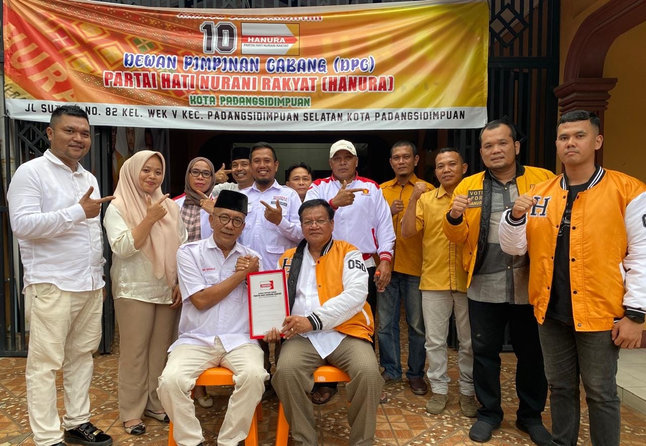 Rusidy Berharap Hanura Dan Gerindra Berkolaborasi Di Pilkada Padangsidimpuan