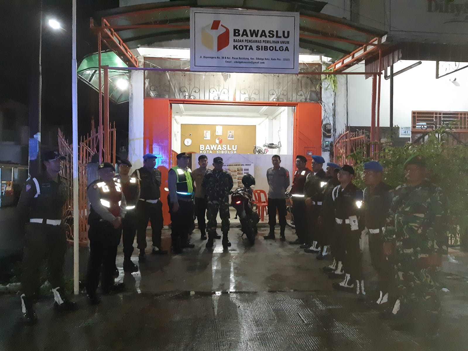 Polres Sibolga Patroli Gabungan 3 Pilar Ciptakan Kamtibmas Aman Dan Kondusif