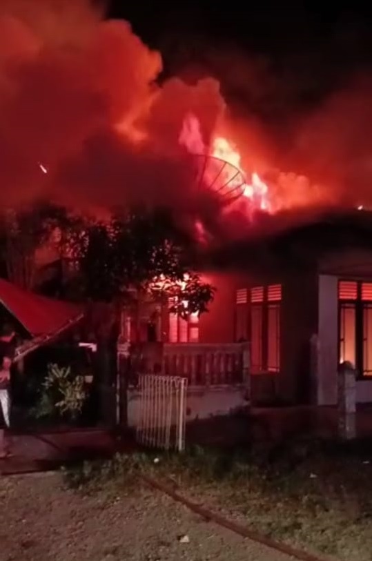 Dua Rumah Warga Aceh Utara Terbakar