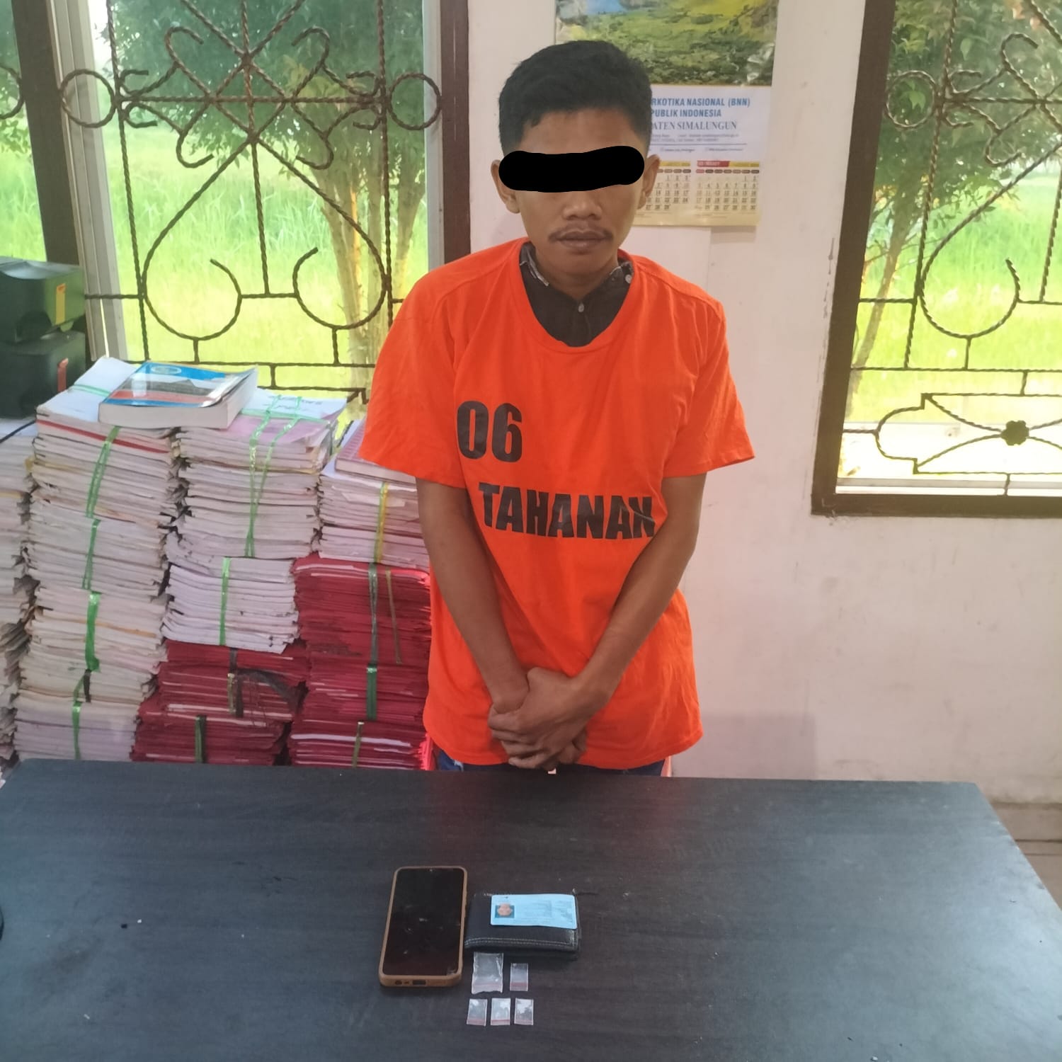 Polisi Tangkap Warga Kerasaan Rejo Diduga Pengedar Sabu