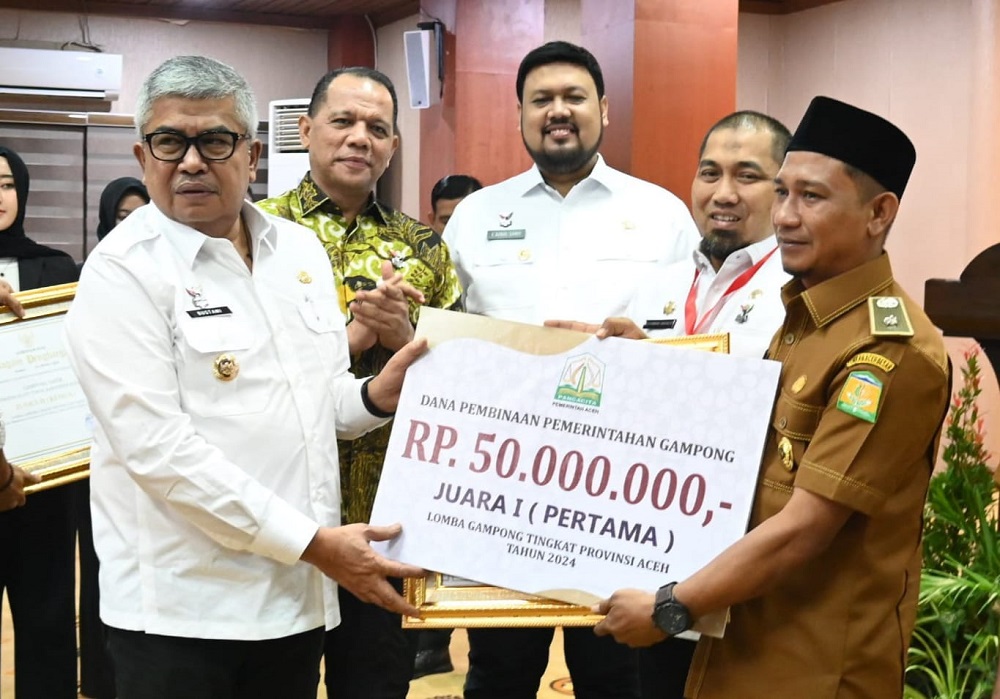 Bueng Sidom Gampong Terbaik Aceh 2024