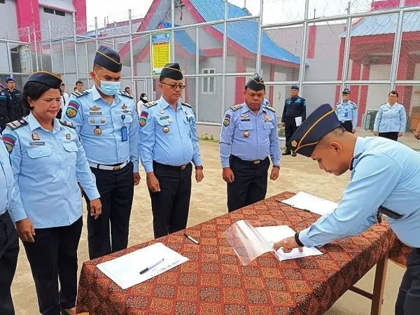Rutan Kabanjahe Ikrar Netralitas Dan Tandatanganan Pakta Integritas