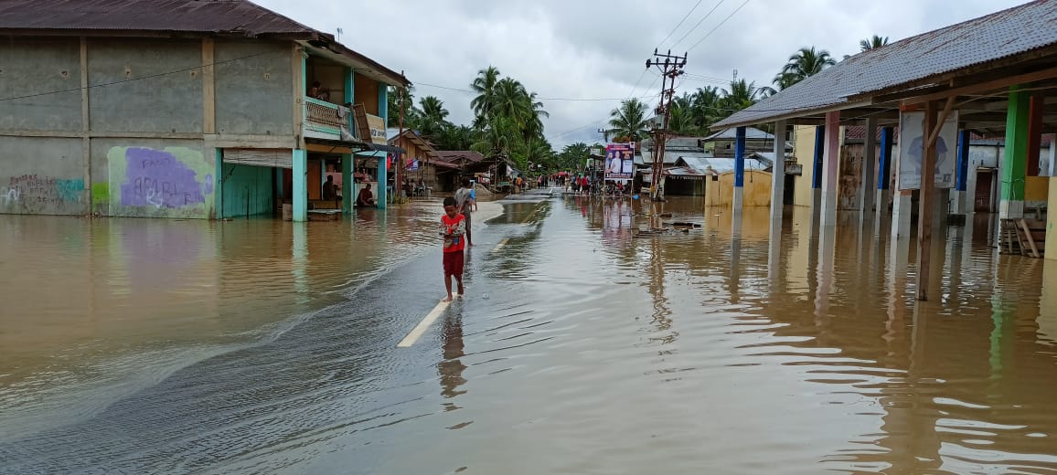 Wilayah Hulu Aceh Tamiang Mulai Terendam Banjir
