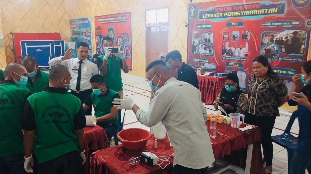 Lapas Siborongborong Latih Warga Binaan Buat Sabun Mandi