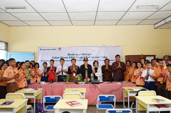 TPL Laksanakan Bimbel Siswa SMP Di Toba Persiapan Seleksi SMA Unggul
