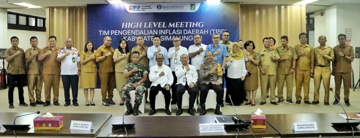 Wakil Bupati Simalungun Hadiri Rapat HLM TPID