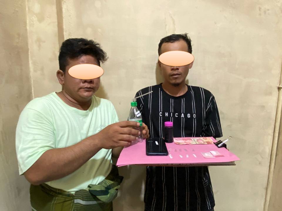 Satresnarkoba Polres Agara Bekuk Dua Tersangka Sabu