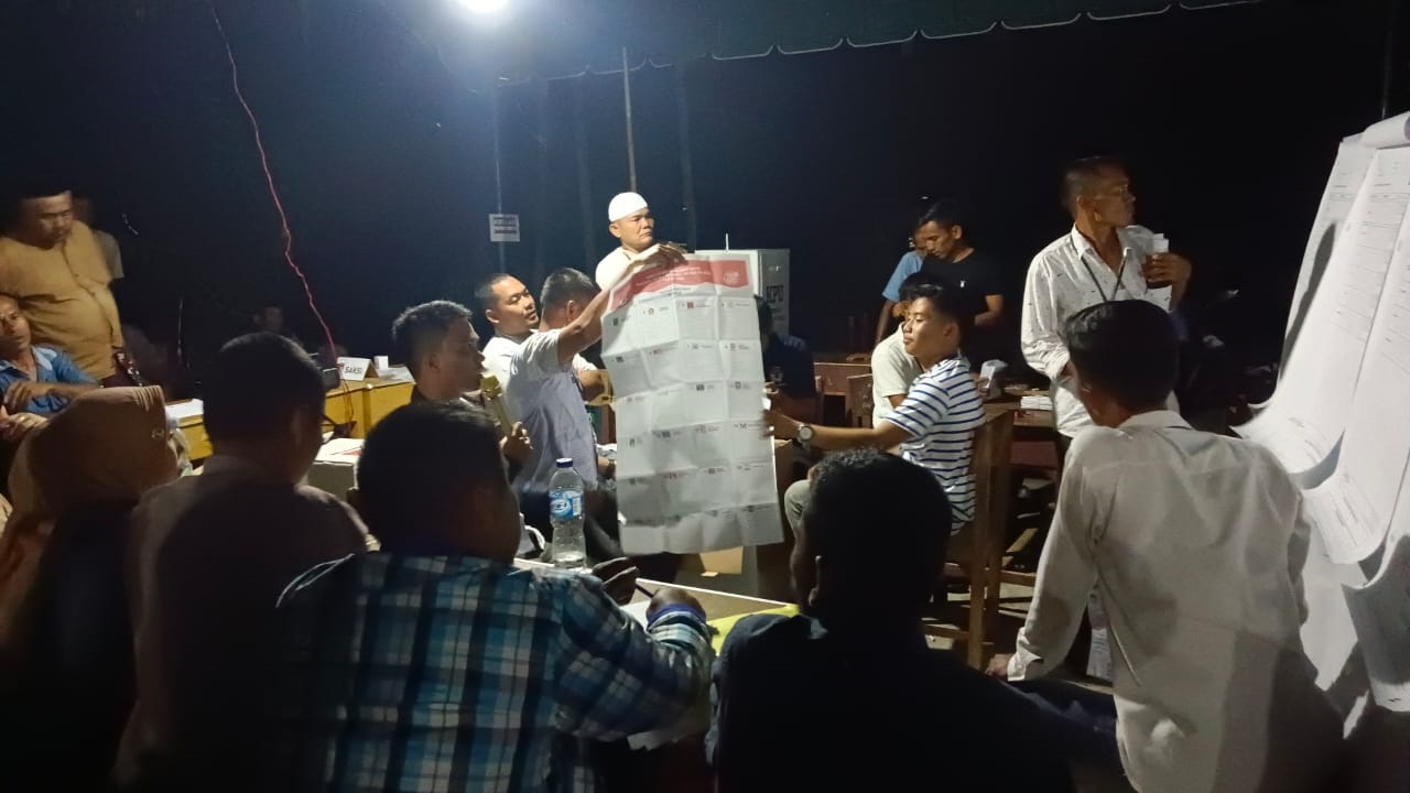 Di Agara, Pencoblosan Dan Penghitungan Suara Berjalan Aman Dan Lancar