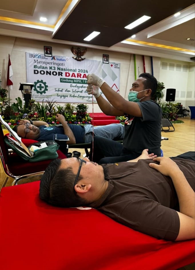 Tandai Bulan K3 2024, Inalum Gelar Donor Darah Di Tanjung Gading