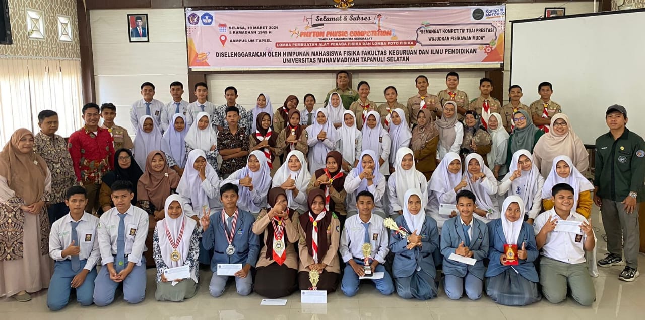 HIMAFIS FKIP UM Tapsel Gelar Lomba Phyton, Ini Pemenangnya