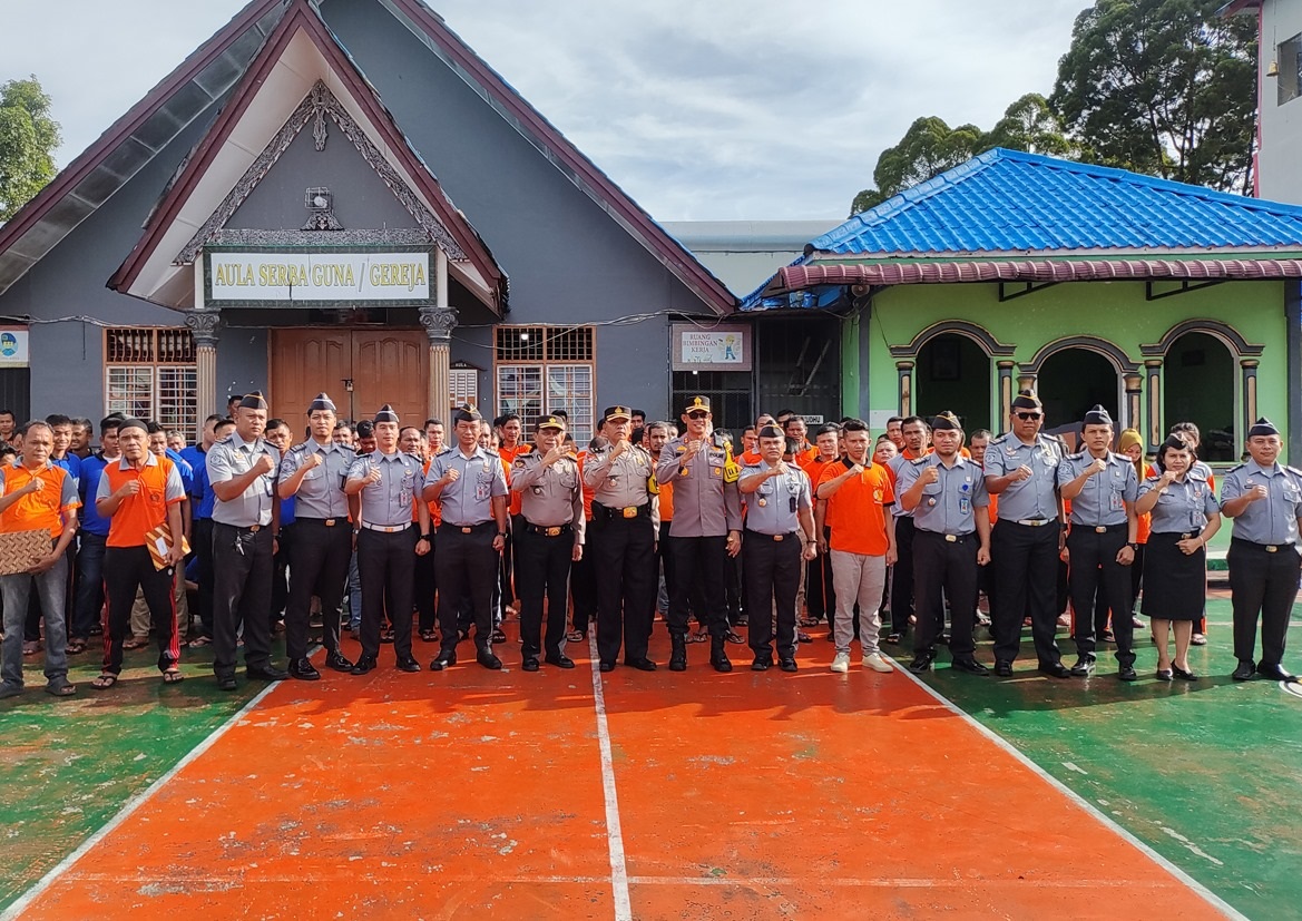 Upacara Kesadaran Berbangsa Dan Bernegara Salah Satu Pembinaan Rutin Kepada WBP