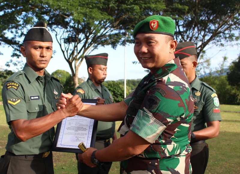 5 Personel Kodim 0110/Abdya Terima Reward Prajurit Terbaik