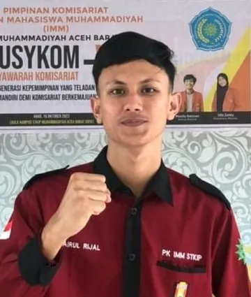 Khairul Rijal Ketum Komisariat STKIP Muhammadiyah Abdya