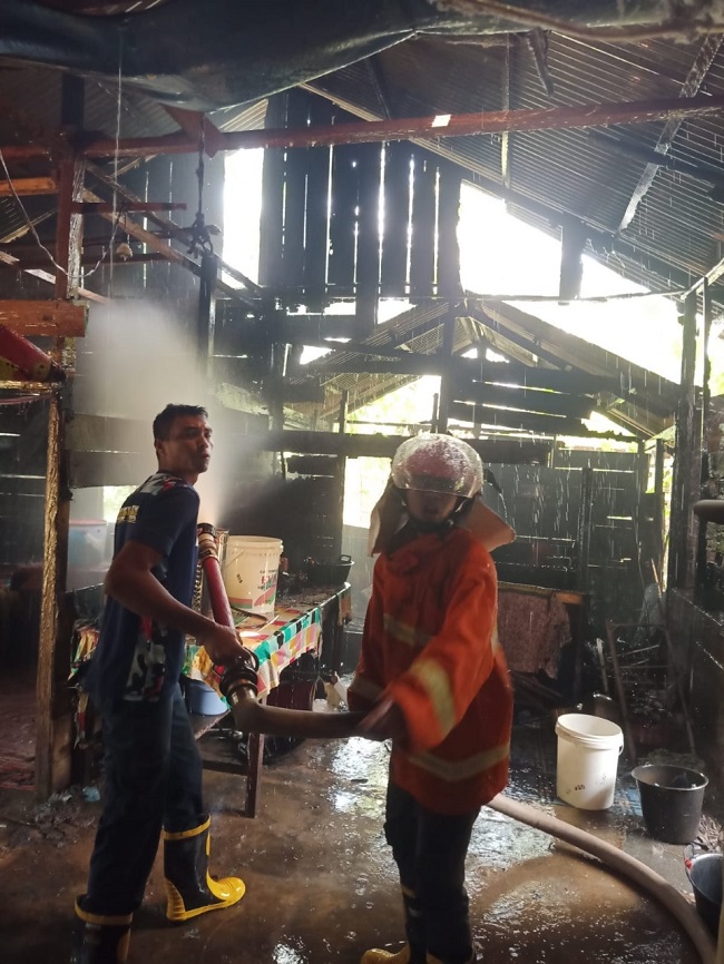 Satu Rumah Terbakar Di Abdya