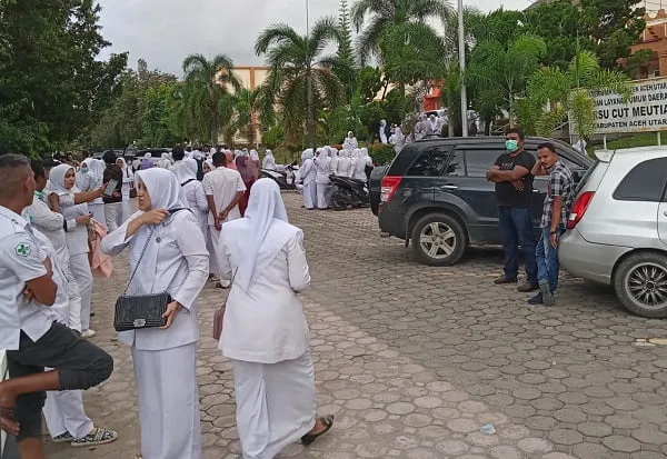 Nakes RSUD Cut Meutia Belasan Tahun Bekerja Tidak Terima SK BLUD