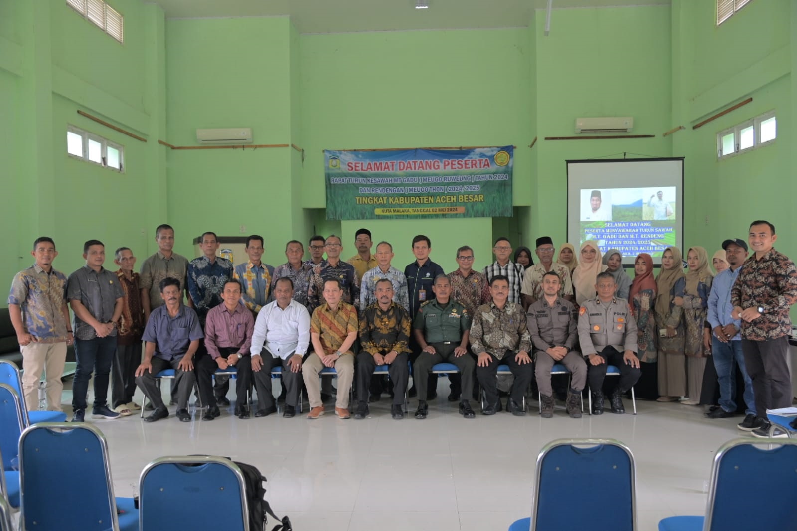 Aceh Besar Gelar Musyawarah Turun Ke Sawah