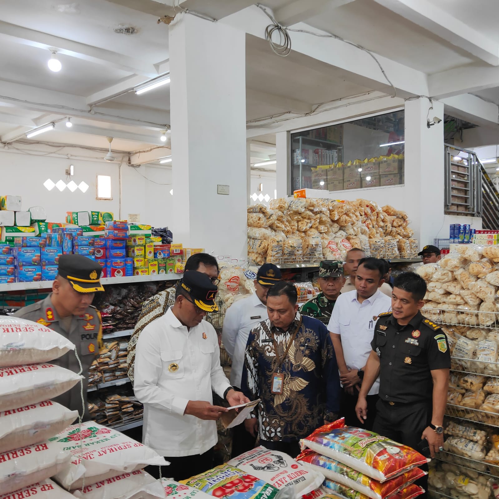 TPID Tapteng Sidak Pasar Jelang Idul Fitri 1445 H